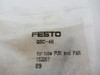 Festo 153267 QSC-4H Blanking Plug 10-Pack SHELF WEAR NWB
