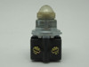 Square D 9001-SKPF1C9 Ser F Flashing Pilot Light 110-120V 50/60Hz Clear Cap USED