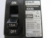 Fuji Electric SA32/15 Circuit Breaker 15A 600V 2P USED
