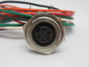 Turck RKFP56-3M Single Ended Female Receptacle 7/8" 5 Wire 600V 10A 1 Meter USED