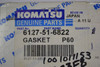 Komatsu 6127-51-6822 Gasket ! NEW !