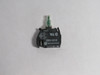 Telemecanique ZBV-G14 Pushbutton Light Module Contact Block 110-120VAC USED