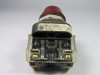 Allen-Bradley 800T-Q10R Ser T Universal Pilot Light 120V Red Lens USED