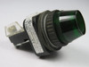 Allen-Bradley 800H-QR24G Universal Pilot Light 24V Green Lens USED