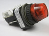 Allen-Bradley 800H-QR24A Universal Pilot Light 24V Amber Lens USED