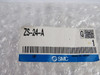 SMC ZS-24-A Bracket For ISE40/50/60 Series Pressure Switch ! NWB !