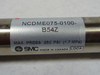SMC NCDME075-0100-B45Z Air Cylinder 250psi USED