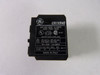 General Electric CR7XR40 Auxiliary Contact Block 10Amp 600VAC USED