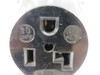 Hubbell 9308 Flush Receptacle 30A 125V 2P 3W USED