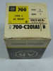 Allen-Bradley 700-C201A1 Control Relay Coil 10AMP 110/120VAC 2NC ! NEW !