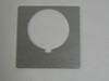 Allen-Bradley 800T-X504 Legend Plate Standard Aluminum EMERG. STOP USED
