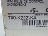 Allen-Bradley 700-K22Z-KA Mini Control Relay 50/60HZ 240V ! NEW !