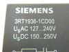 Siemens 3RT1936-1CD00 Varistor 127-240VAC 150-250VDC USED