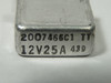 Navistar 2007466C1 Manually Resetable Circuit Breaker 25A 12V USED
