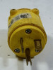 Leviton 309083 Plug Yellow 20AMP 125V Male USED