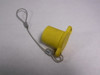 Leviton 16P22-Y Protective Cap Female for 16-Series Connector Yellow USED
