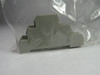 Allen-Bradley 1492-EBTF3 Terminal Block End Plate Lot of 8 GREY USED