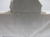 Allen-Bradley 1492-EBTF3 Terminal Block End Plate Lot of 8 GREY USED
