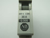 Allen-Bradley 1492-CB1-G300 Series B Circuit Breaker 30A 277V 1-Pole USED
