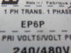 Hammond EP6P Transformer 1 Phase 60HZ 240/480V 1500VA USED