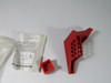Brady 65666 Ball Valve Red Lockout ! NWB !