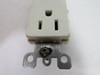 Leviton 5325-WSP White Decora Duplex Receptacle 15A 125V 3W 2P USED
