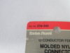 Radio Shack 274-242 Molded Nylon Connector 12-Conductor Female 250V 8A NEW