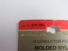 Archer 274-242 Molded Nylon Connector 12-Conductor Female 250V 8A NEW