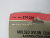 Archer 274-236 Molded Nylon Connector 6-Conductor Female 250V 8A *Pkg Dmg* NEW