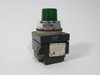 General Electric CR104PLT32G Push-to-Test Pilot Light 120V Green NO CONTACT USED