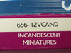 Standard 50292 6S6-12VCAND Clear Indicator Lamp E12 Base 12V 6W 10-Pack ! NEW !