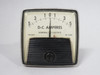 General Electric DC Ammeter 5-0-5A DC 2-1/2" Diameter Cat. 513X65 USED