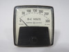 General Electric DC Voltmeter 0-300VDC 2-1/2" Diameter Cat. 519X18 USED