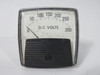 General Electric DC Voltmeter 0-300VDC 2-1/2" Diameter USED
