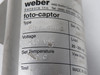 Weber 1423.63BH3 Hot Product Sensor 800 Deg C 110V 20-200mA 2 Deg Angle USED