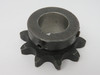 Tsubaki 80B10 Roller Chain Sprocket w/Keyway 1-1/2"ID 10T 80 Chain 1" Pitch USED