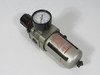 SMC AW40-N04H-Z Modular Filter Regulator 1/2" NPT C/W Winters Gauge USED