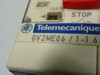Telemecanique GV2ME06 Manual Starter 1-1.6A 600V 1NO 1NC USED