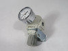 SMC 10-AR25-02BG-B Pressure Regulator w/Bracket and Gauge 1/4" RC USED