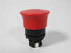 Baco L21AD01 Spring-Return Mushroom Push Button Head 40mm Red OLD STYLE USED