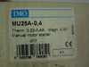 IMO MU25A-0.4 Thermal Manual Motor Starter 0.25-0.4A NEW