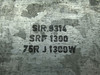 SIR SRF-1300 Steel Housed Resistor 550W 8,0/330 Ohms USED
