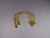 Turck VB2-FSM4.4/2RKC4T-0.32/0.32/S1587 Dual Connector Splitter Cable USED