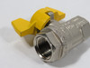 Parker BVGT4-3/8C 2/2 In-Line Ball Valve Female DN10 G3/8" Butterfly Handle USED