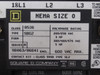Square D 8536-SBG2-V07 Motor Starter Ser. A 550V@50Hz 600V@60Hz USED