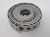 Minerallac 410CF Plated Steel Coil Perforated Strap 0.35"x0.75" 9'Long *CUT* NEW