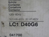 Telemecanique/Square D LC1D40G6 Contactor 120V 60Hz Coil 60A 3-Pole USED
