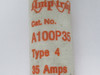 Gould Shawmut A100P35 Amp-Trap Semi Conductor Protection Fuse 35A 1000V USED