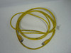 Lumberg RST5-RKT5-635/4M Cordset M12 Straight Male - Female 5P 4M Yellow USED