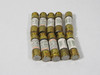 Reliance ECNR-1-6/10 Time Dual Element Fuse 1-6/10A 250VAC LOT OF 10 USED